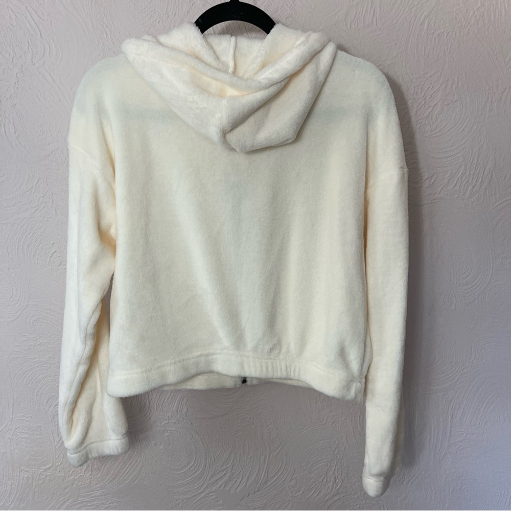 Hippie Rose Soft Cream Fleece Jacket - Picture 3 of 7
